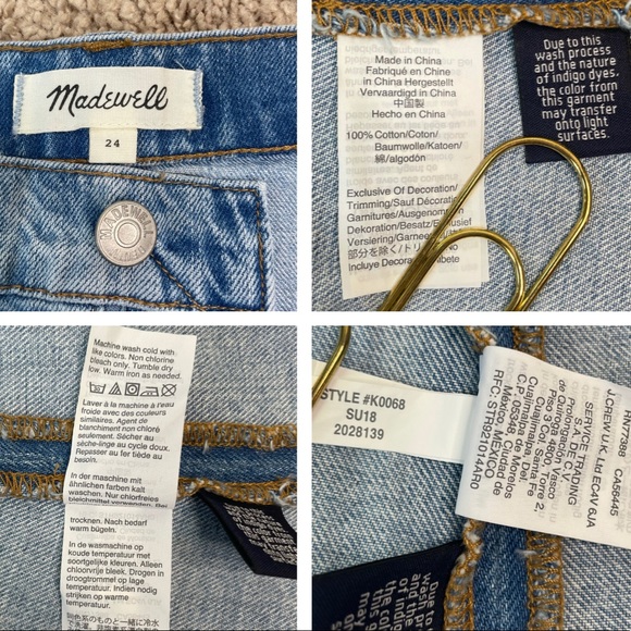 Madewell Rigid Denim A-Line Mini Skirt: Cutout Edition - Picture 10 of 14